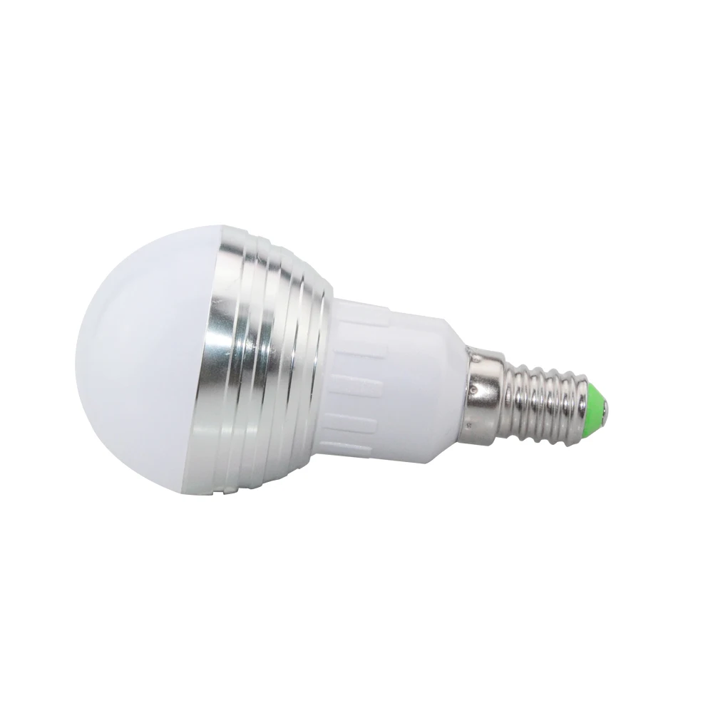 E14 E27 затемнения 16 Цвета изменение 3 Вт 85-265V волшебный RGB светодиодный светильник