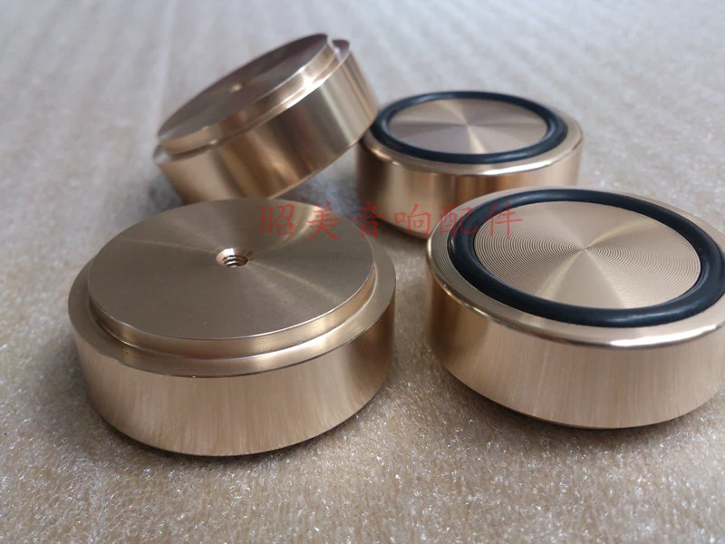 4 pcs diameter 44 high 17 all-aluminum audio amplifier foot HIFI speaker shock pad cushion | Электроника