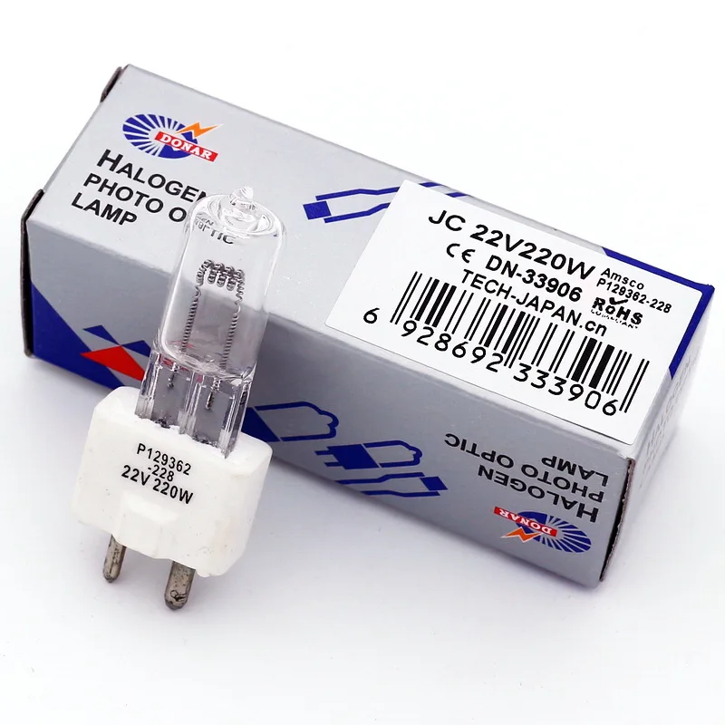 DN-33906 P129362-228 22V 220W 22V220W галогенная лампочка Amsco Steris Операционная театральная