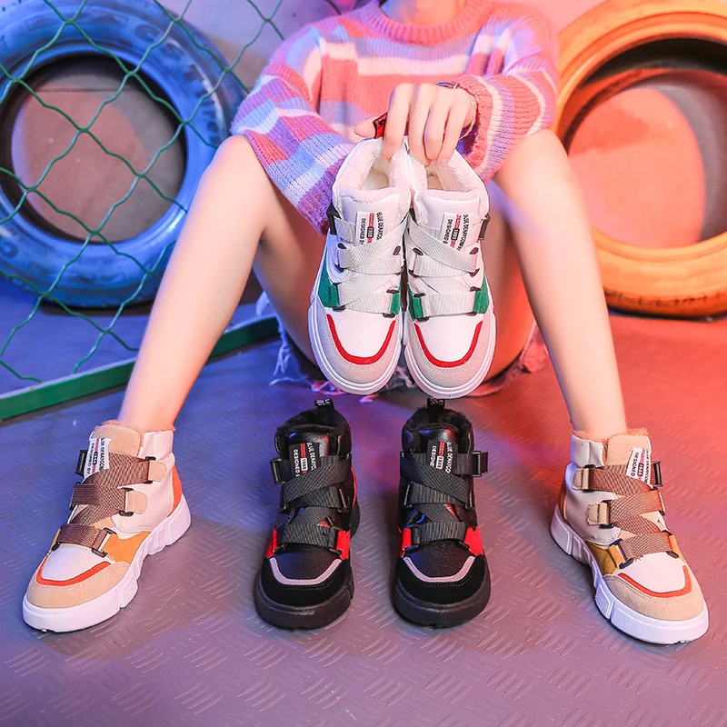 Audorci 2018 зимние женские удобные повседневные сапоги уличные сохраняющие тепло