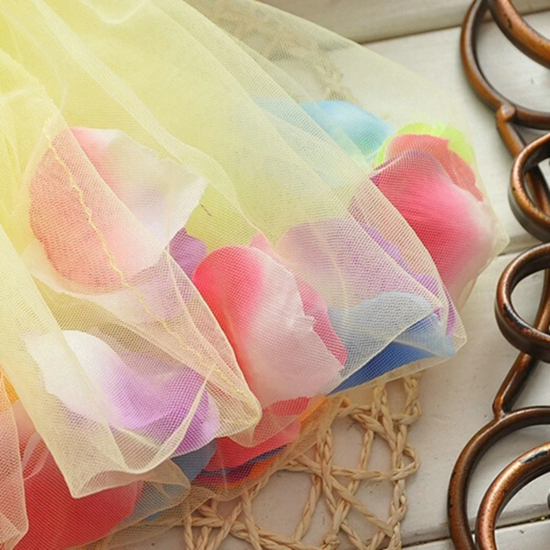 Платье для маленьких девочек красивое платье принцессы с цветочным рисунком