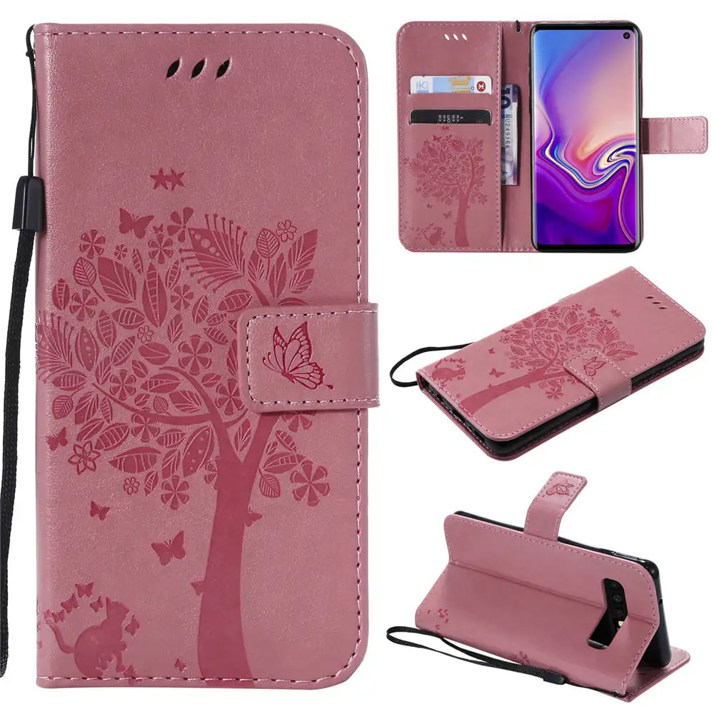 3D кожаный чехол для samsung Galaxy S10 S10E S9 S8 Plus, чехол-книжка с бумажником, чехол для телефона s для samsung Galaxy S8 S9 S10 Plus, чехол
