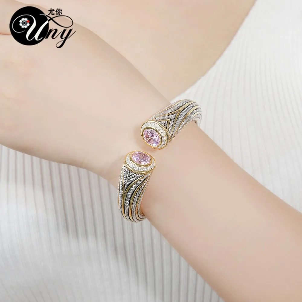 UNY Bracelet Fashion Brand Jewelry Bangles Multi Dot Vintage Bangle Antique Love Valentine Christmas Gift Free Ship Bracelets
