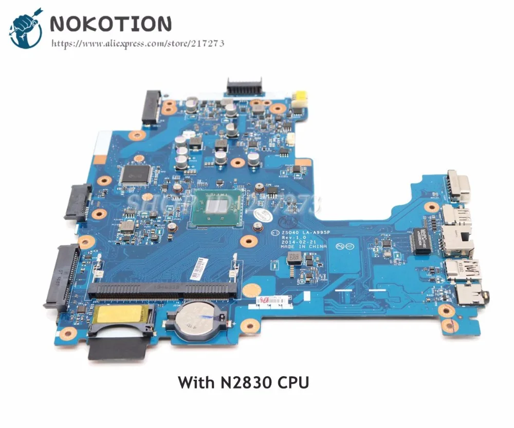 Материнская плата NOKOTION 775632-501 775632-001 для ноутбука HP 14-R 240 материнская ZS040 LA-A995P SR1W4