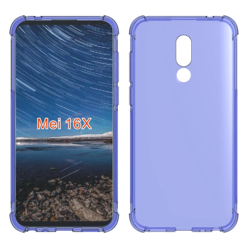 Брендовый противоударный мягкий чехол из ТПУ для Meizu 16X защитный чехол|Бамперы| |