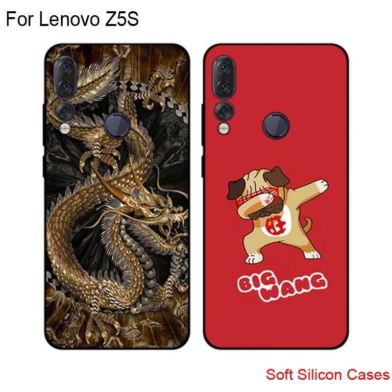Чехол для lenovo Z5S L78071 силиконовый мягкий чехол задняя крышка для lenovo Z5S мультфильм узорчатые телефонные чехлы для lenovo Z 5s