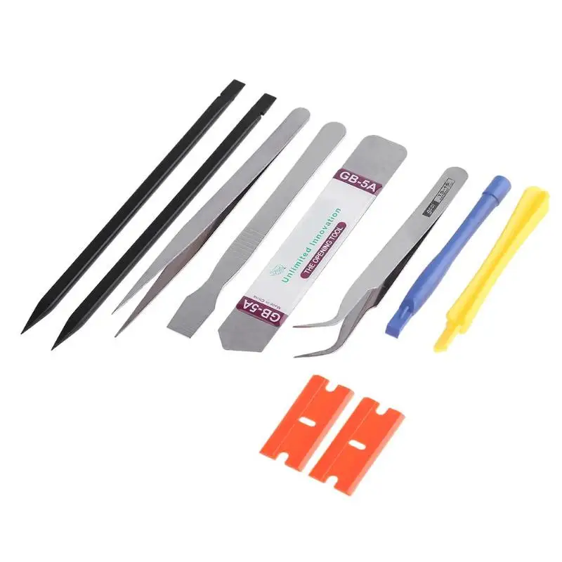 

10pcs Mobile Phone Repair Tools Kit Mobile Phone Laptop Electronic Device Disassemble Screen Pry Opening Repair Hand Tools Set