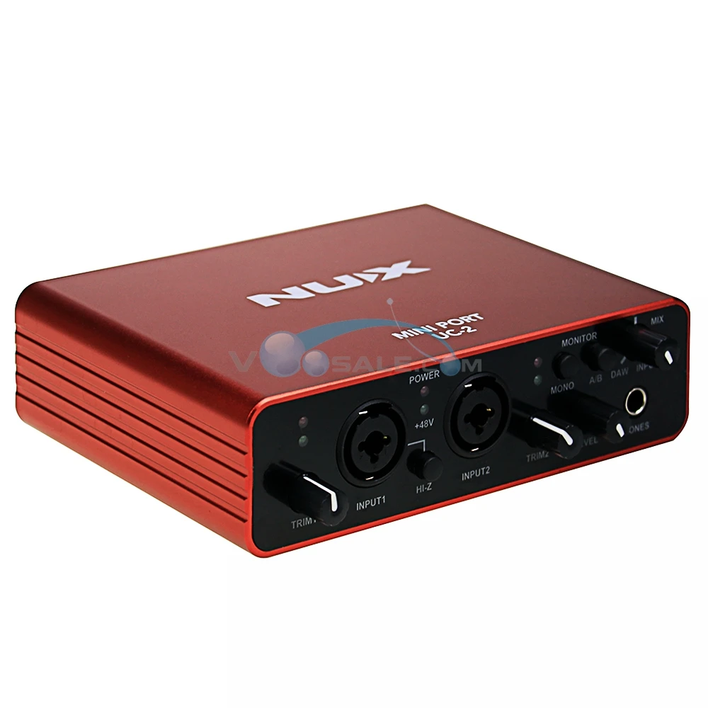 NUX UC 2 мини порт USB Professional портативный аудио для микрофона MIDI вход и выход