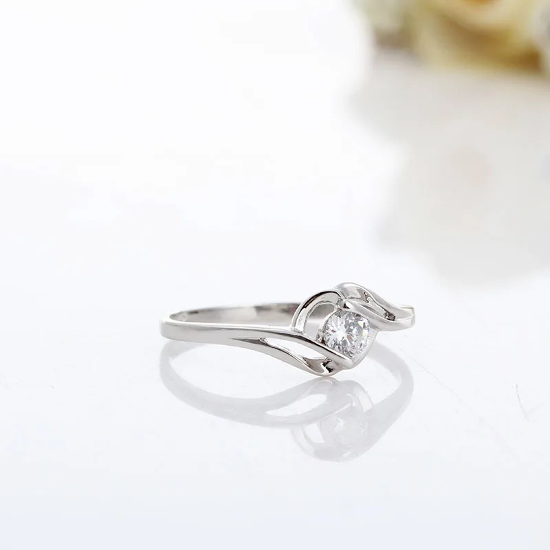 Набор цветов обручальные кольца с круглым кубическим цирконием для женщин|wedding