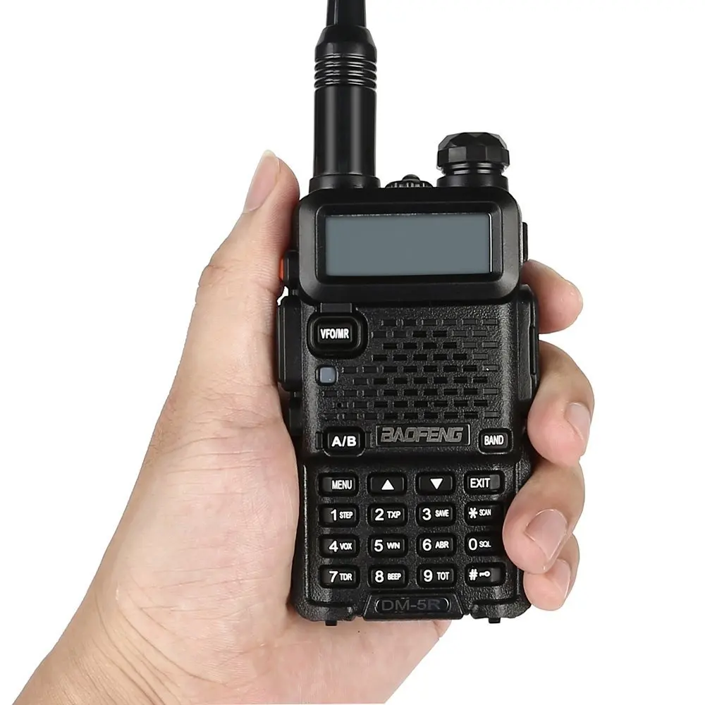 BAOFENG DM-5R цифровой иди и болтай walkie talkie DMR двухстороннее радио UV5R обновленная версия УКВ мобильное радио двухдиапазонный Cb радио