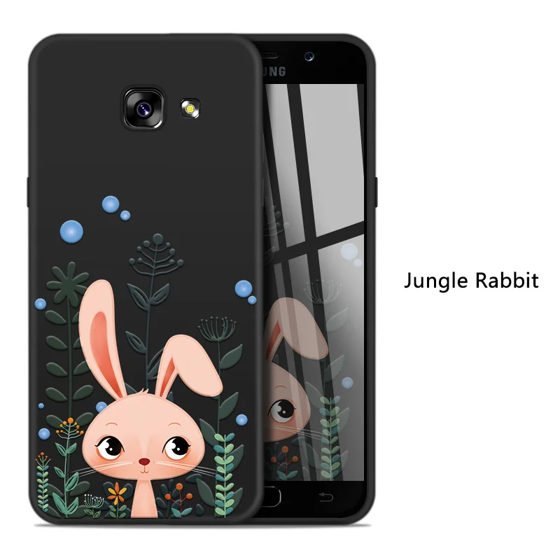 ASINA силиконовые чехлы для samsung Galaxy A5 мультфильм милый 3D рельефный чехол для Galaxy S8 S9 S10 плюс A6 A7 A8 J7 J8 - Цвет: Jungle Rabbit