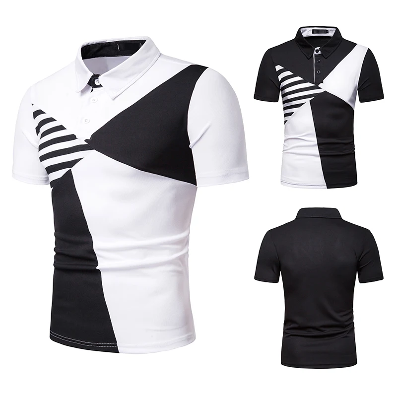 Camisa Masculina Polo мужская рубашка поло с длинным рукавом брендовая Однотонная