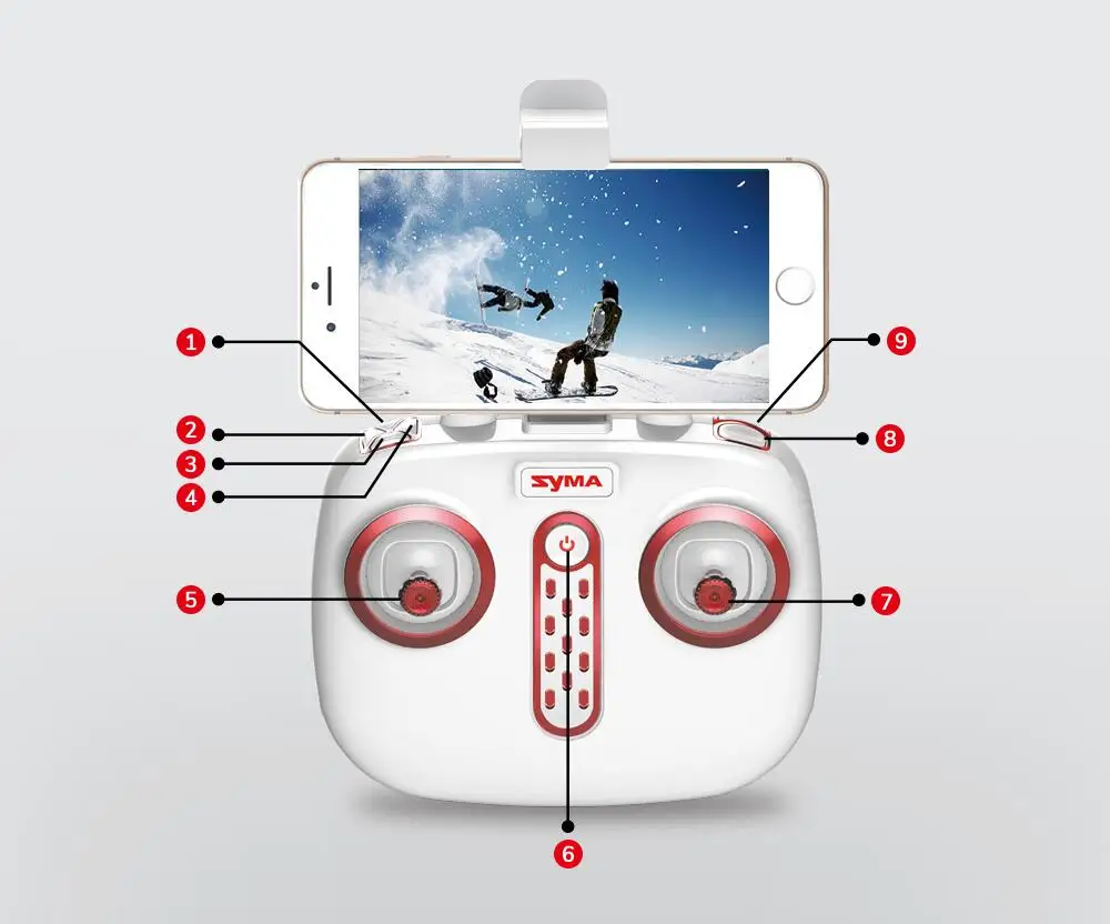 Syma X8SW-D селфи Радиоуправляемый Дрон с регулируемой камерой 720P wifi FPV Квадрокоптер с удержанием высоты RC Профессиональный вертолет RTF VS B3