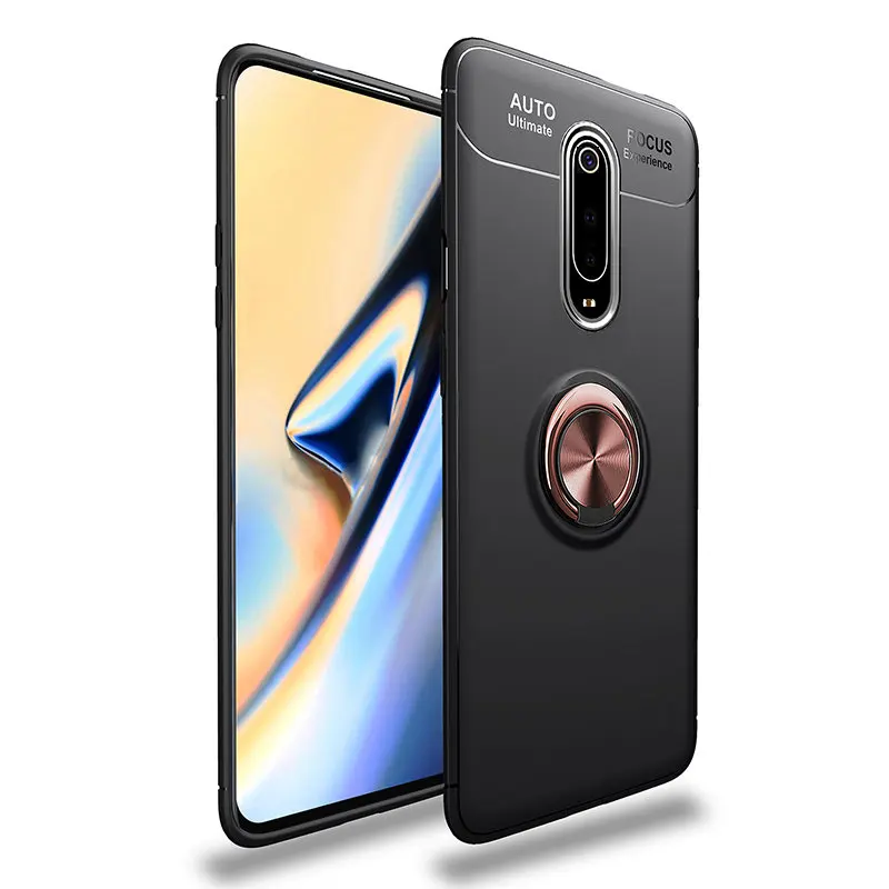 Ксиоми ми 9т про Чехол ALLORUS для Xiaomi Mi 9T чехлы Redmi Note 5 7 8 Pro 6A Case Магнитный силиконовый чехол-кольцо для Xiaomi mi A2 8 Lite 9 SE Pocophone F1 задняя чехол сяоми ноут 7 5 ми 8 а2 лайт чехол