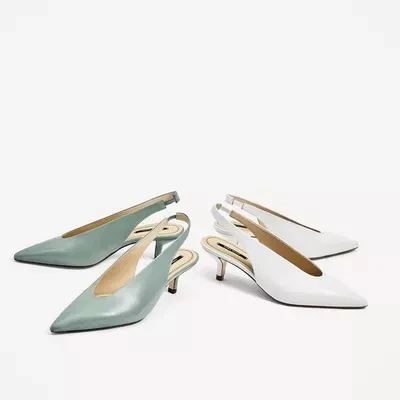 2018 новый летний кот обувь на каблуке с европейских и американских указал в рот