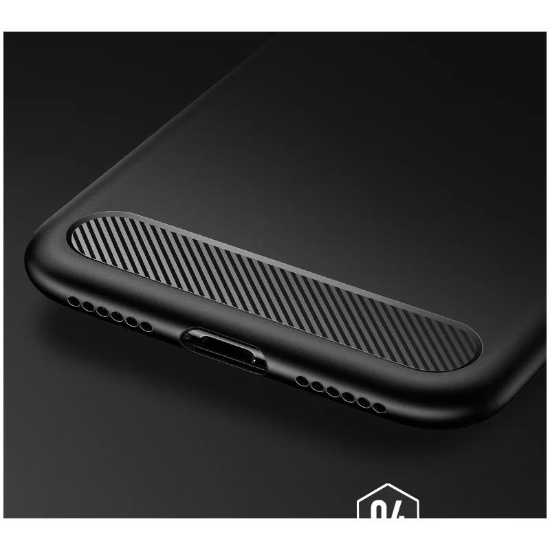USAMS For iPhone X Case Muze Series TPU Protection Phone for (Ten) 5.8 inch - Black |