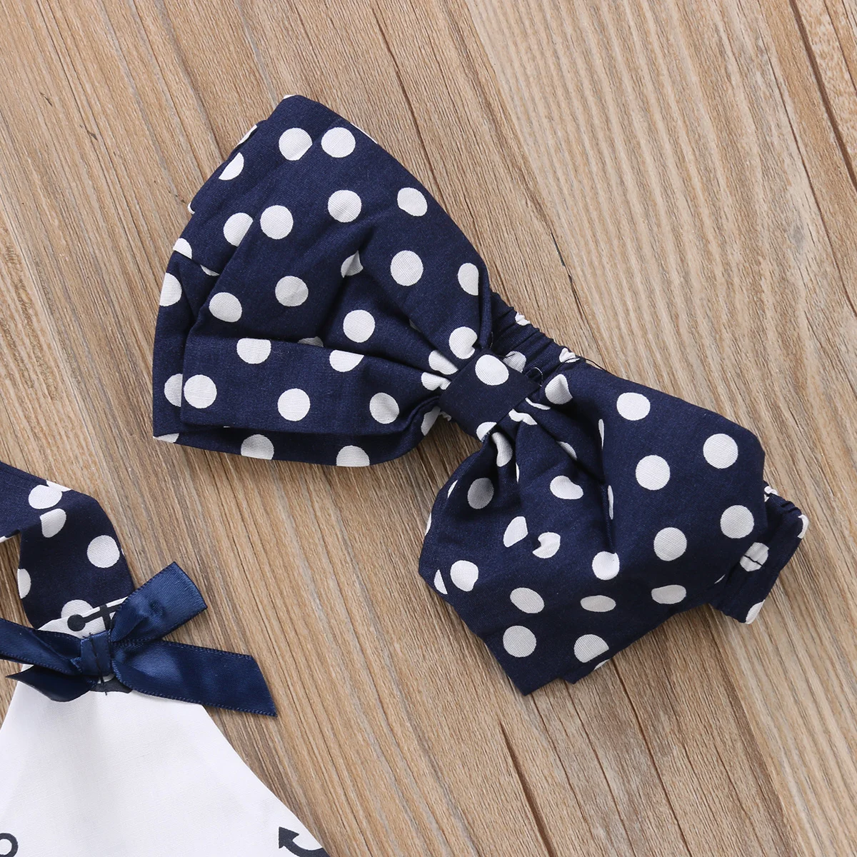 Топы с якорем для маленьких девочек трусики в горошек бикини тесселем купальный