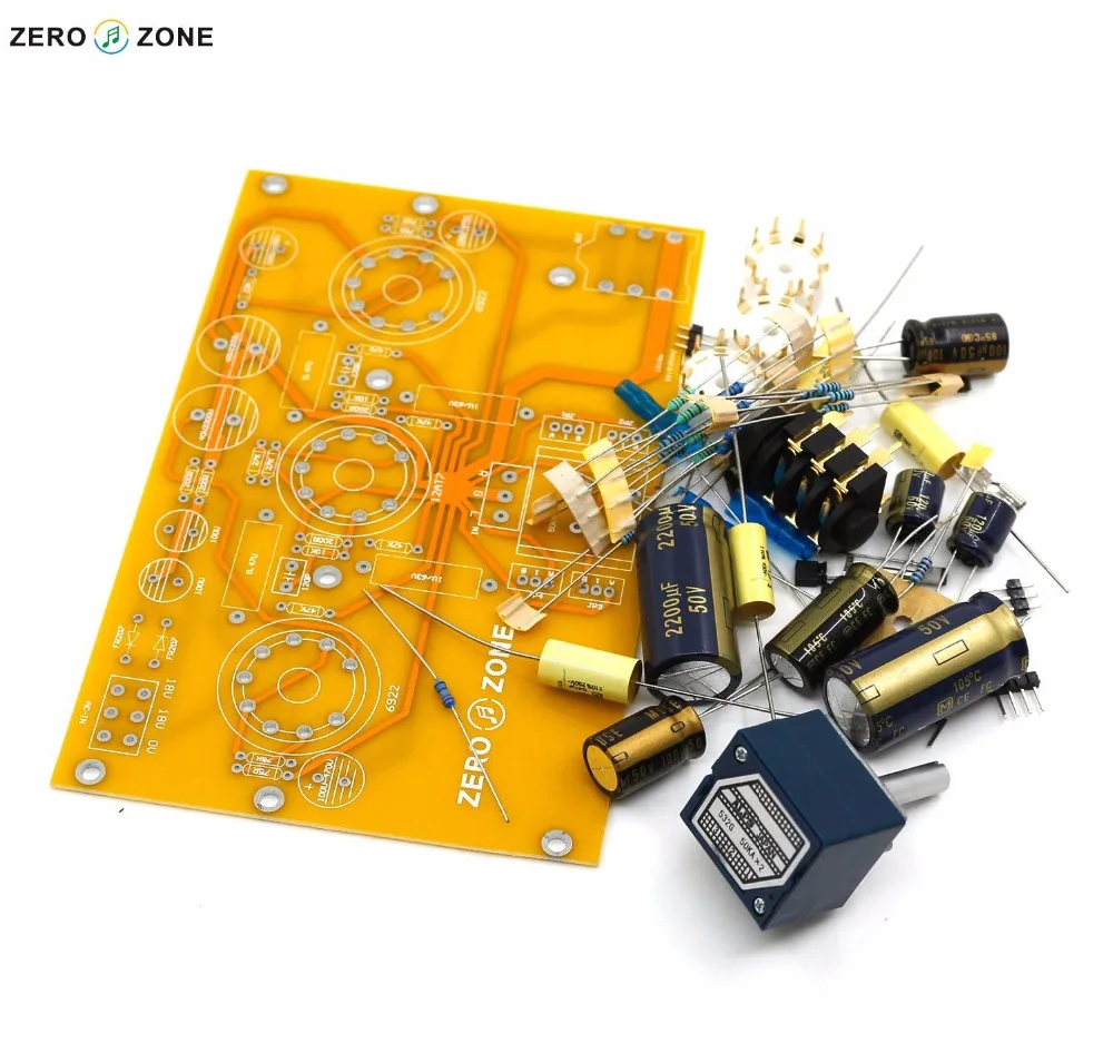 NEW TU1-EMP V2 6922+12AT7 pure tube headphone amplifier -- Kit (with potentiometer) | Электроника