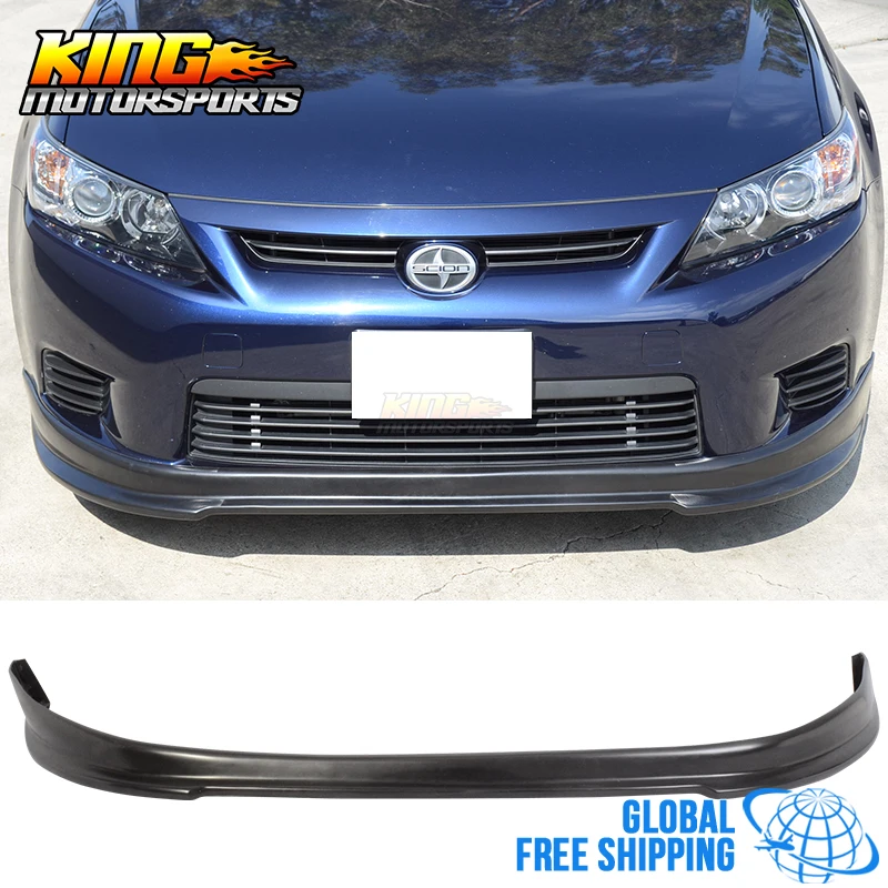Походит для 11 13 Scion tC RS style черный передний бампер разветвитель губ уретан ПУ