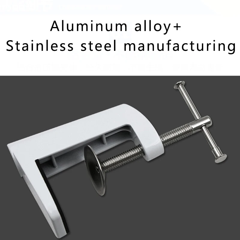 Светодиодный гусиная шея легкие зажимы слово фиксированный держатель машина светильник s база для настольной лампы настольные лампы DIY Maker