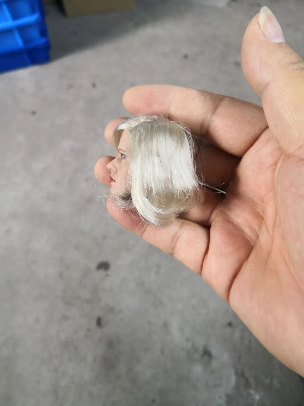 Модель куклы в масштабе 1/6 черная вдова Скарлетт Haired Женская резьба игрушка