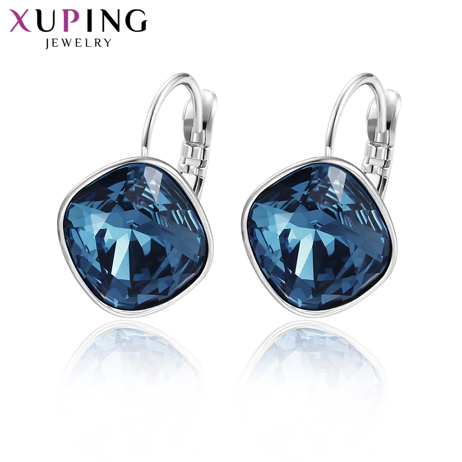 Xuping новые ювелирные изделия обруч женские серьги кристаллы от Swarovski особый, популярный старинные вечерние подарки M73/M74/M75-20354