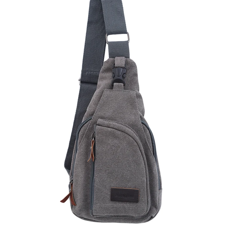 Hot 2019 Fashion Vintage Men Crossbody Bags Chest Bag Canvas Water Proof Handbags For Male Pouch Bum Hip | Багаж и сумки