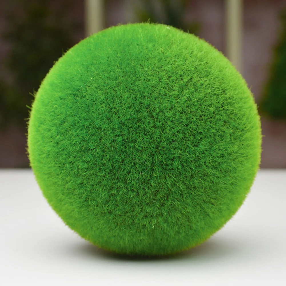 1 шт. свежих искусственных мох шариков зеленое растение вечерние украшения для