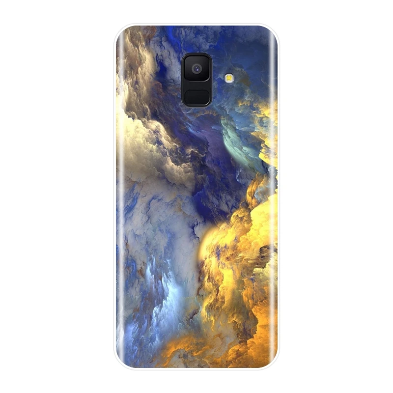 Чехол для телефона Samsung Galaxy A6 A8 Plus 2018 A5 A7 Мягкий силиконовый чехол A3 2016 2017 |