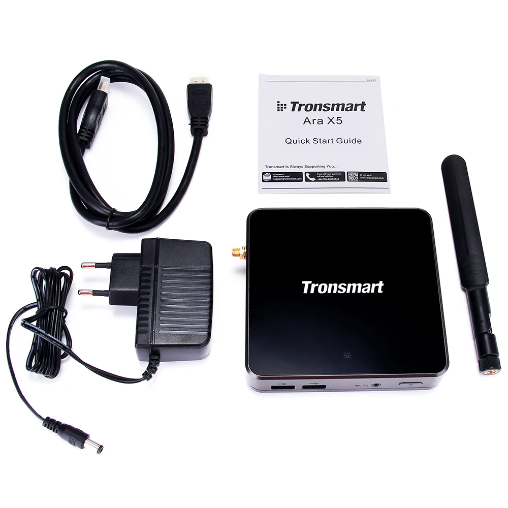 Tronsmart Ара X5 плюс Окна 10 Мини-ПК ТВ Box Intel Atom Cherry Trail Z8300 Quad Core 1.8 ГГц Процессор 2 г/32 г