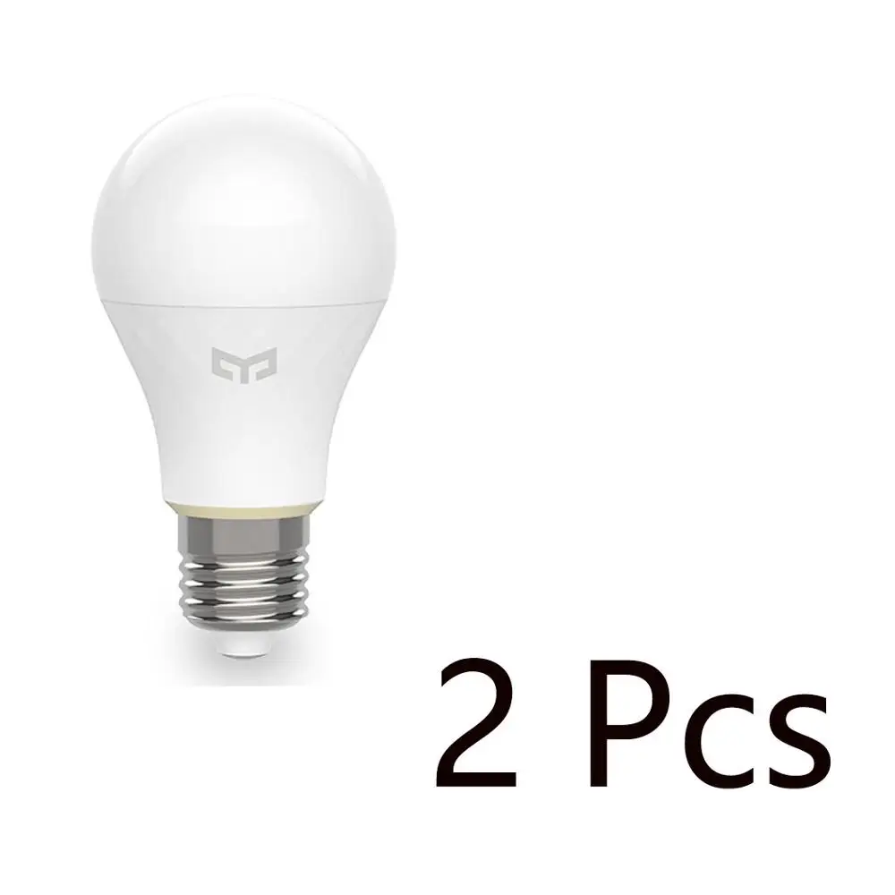 bulb light 2pcs Xiao mi jia Yee светильник умный светильник источник набор Bluetooth сетка издание умный светильник лампа вниз светильник Точечный светильник работа с mi Home App - Цвет: bulb light 2pcs