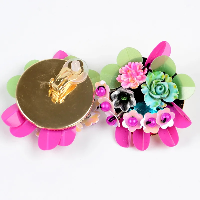 Милые романтические милые серьги гвоздики в форме цветка удобные простые