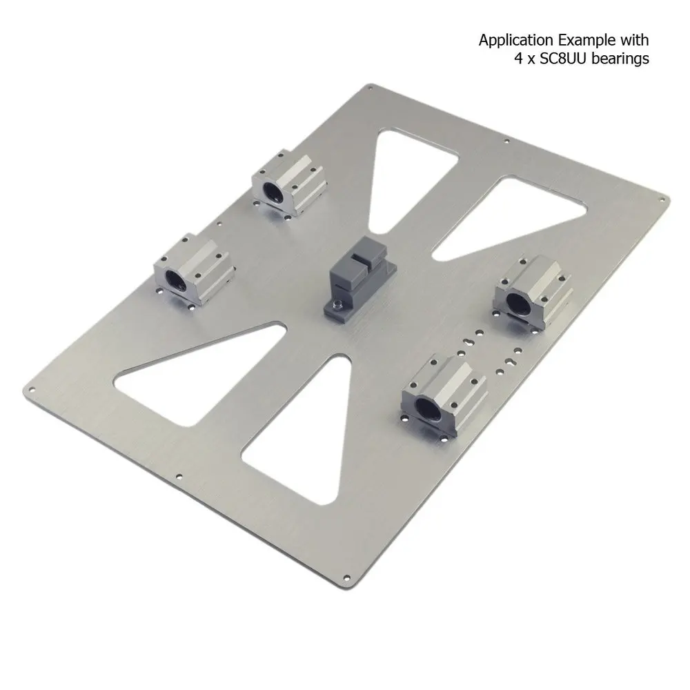 300x200 мм большого размера алюминиевый XL Y каретная пластина для Prusa i3 RepRap 3d принтер