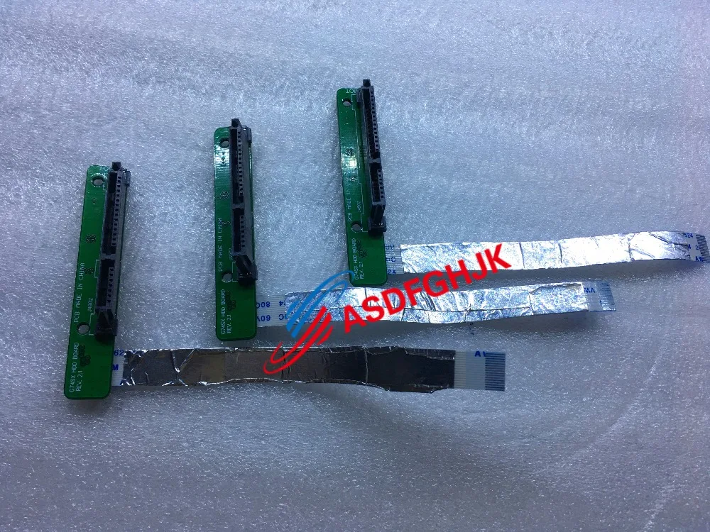 Оригинальный разъем для жесткого диска ASUS G74sx SATA с кабелем 69n0l8g10d02-01 60-n56hd1000-d02 100%