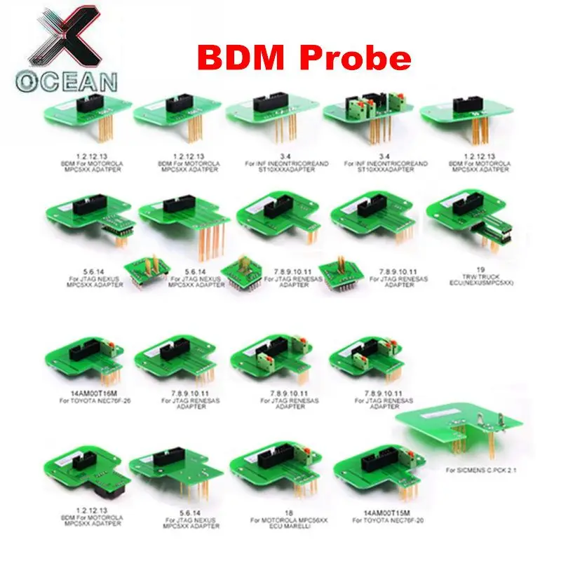 Новейшие BDM Адаптеры 22 шт./компл. V7.020 V5.017 Dimsport зонд адаптеры светодиодный Адаптер