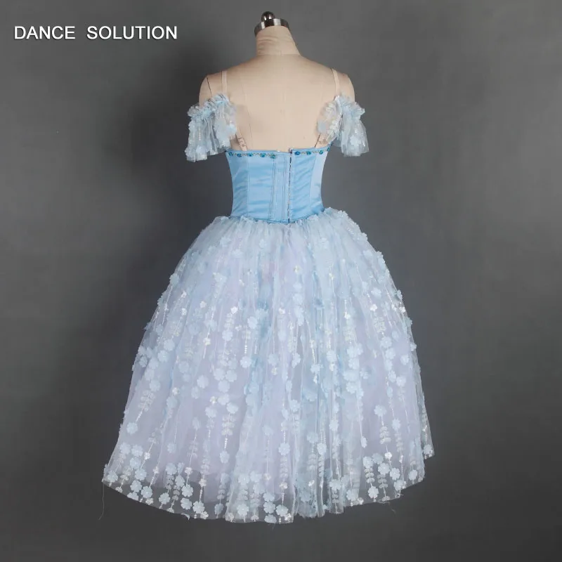 Pale Blue Romantic Ballet Tutu with Spandex Camisole and Tulle Dress Woman &amp Child Dance Costume Ballerina Customize B17027 |