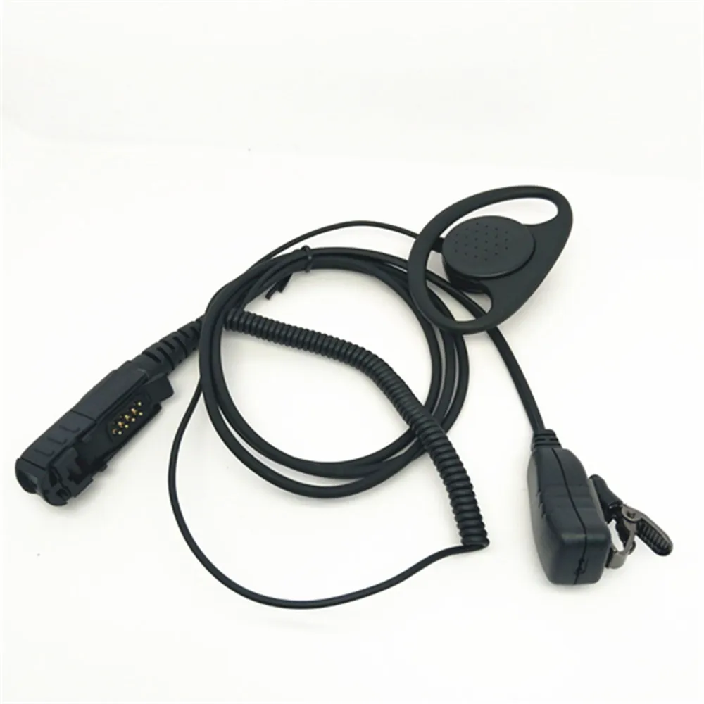 black OPPXUN тип B тип кривой гарнитуры для Motorola XIR p6600 p6620 xpr3300 xpr3500 mtp3250 с подкладкой радио - Цвет: black