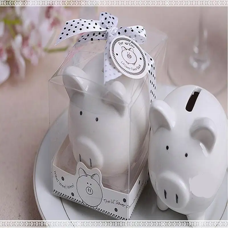 Бесплатная доставка DHL 20 шт. Модный свадебный подарок поросенок копилка новое