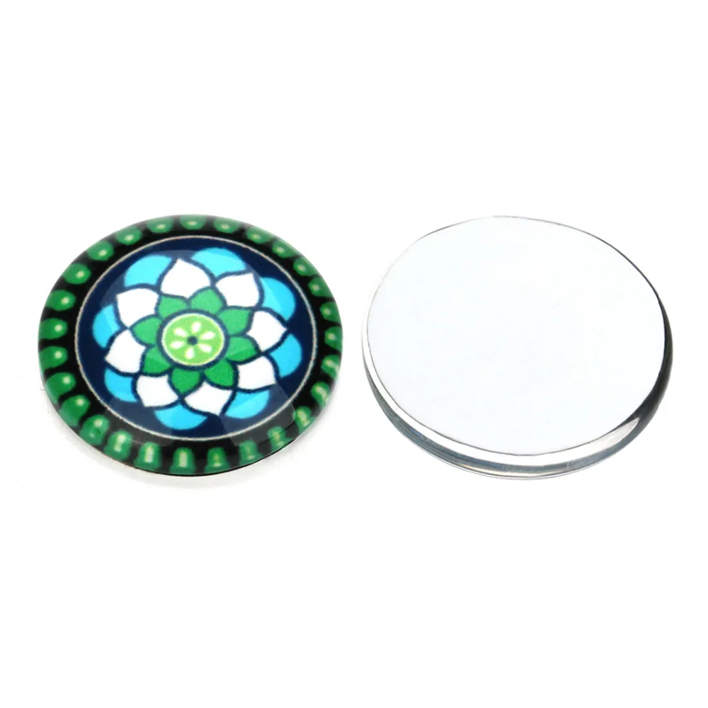 Разнообразные стеклянные купольные ювелирные изделия в форме цветка с кабошоном