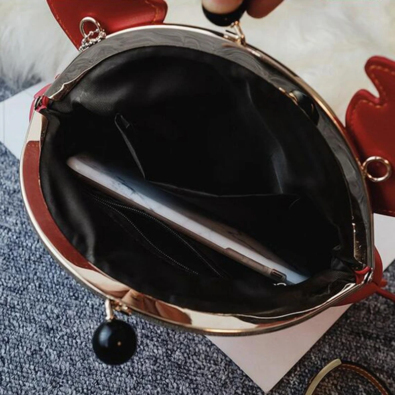 Симпатичная женская сумка краб с уникальным дизайном молодежная почтальонка