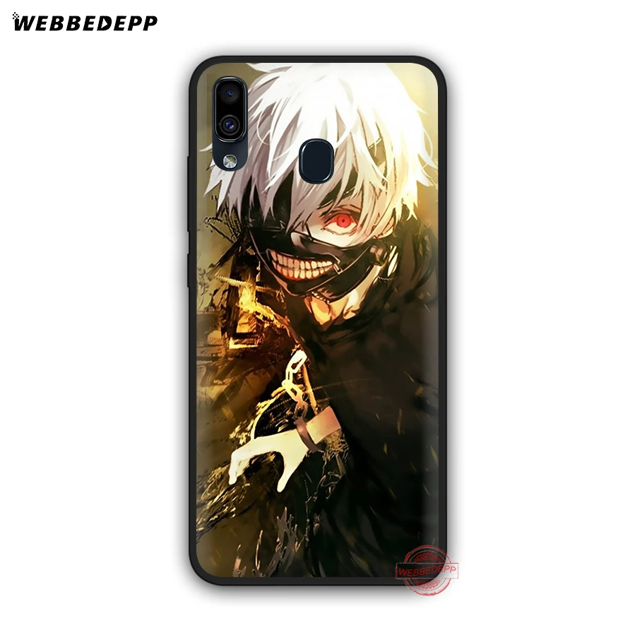 WEBBEDEPP Tokyo Ghouls Soft Phone Case for Samsung A50s A40s A30s A20s A10s A60 A70 M10 M20 M30 M40 Cases | Мобильные телефоны и