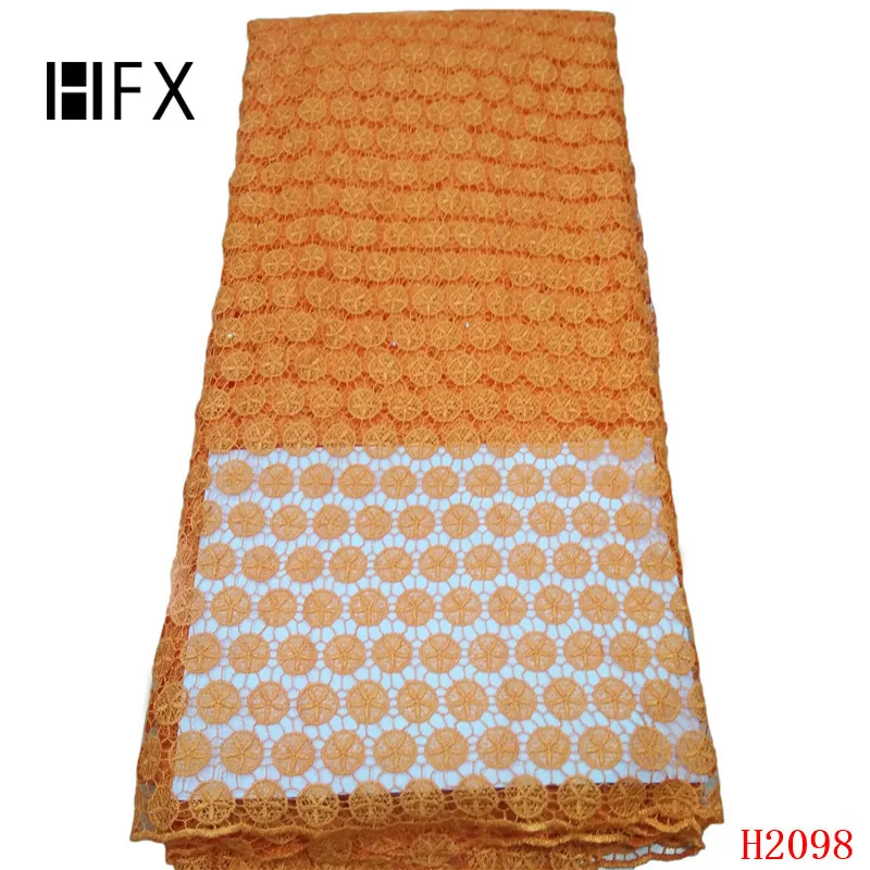 HFX Africa Lace High Quality Fabric Pink Nigeria Guipure Embroidery Dress Wedding Cord for Women X2098 | Дом и сад