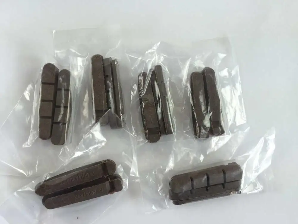 3 packs 2 пары в упаковке карбоновые диски Сменные тормозные колодки для Shimano тормозные колодки для велосипеда тормозные колодки Dura Ace Дорожные Тормозные колодки - Цвет: 3 packs