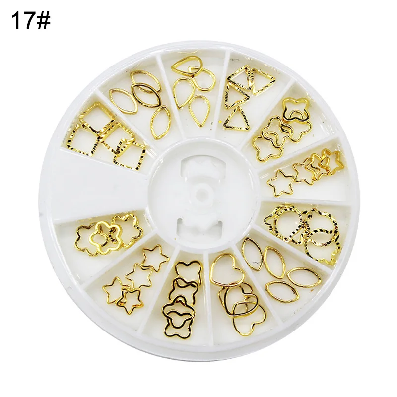 3D украшения для ногтей красочные милые колеса бусины сделай сам инструмент