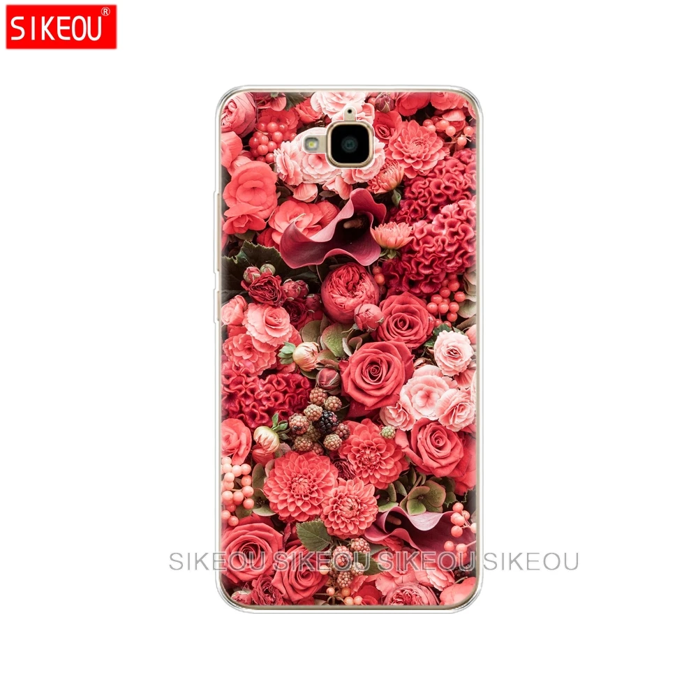 61007 Силиконовый чехол для huawei Honor 4C Pro, мягкая задняя крышка из ТПУ для huawei Y6 Pro, чехол TIT-L01 TIT-TL00, защитные чехлы - Цвет: 61007