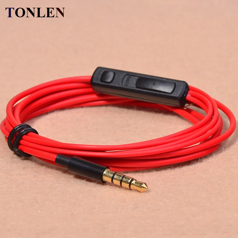 

3.5mm headphone adapter Earhopne Wire 1.2m HIFI Headphones DIY Cable Headset by microphone repair headphone cable wires