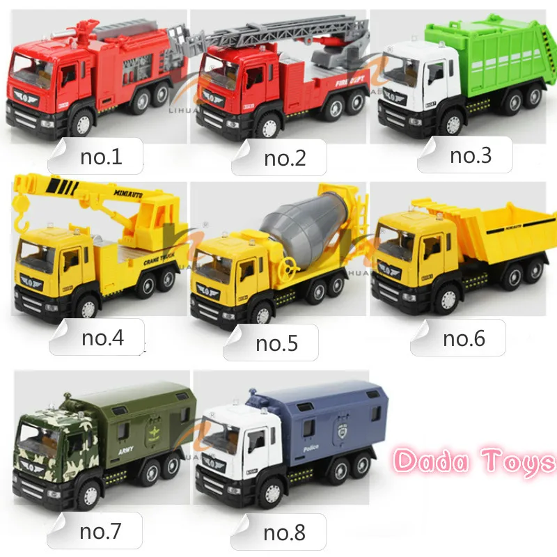 Бесплатная доставка модель грузовика для пожарной службы 1:50 Инженерная техника