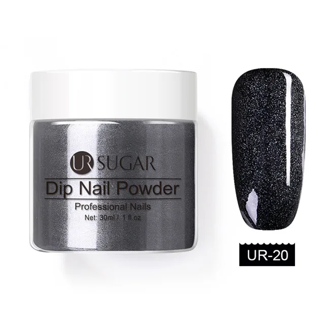 pattern 20 Ur Sugar погружение французский порошок ногтей блеск пигмент градиент ногтей натуральный 30 г цвет голографическое искусство ногтей украшения Dip блеск - Цвет: pattern 20