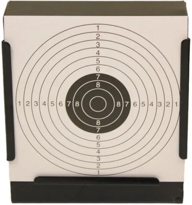 Мишень пневматического ружья и квадратная ловушка для гранул Целевая бумага 100 шт./также страйкбола