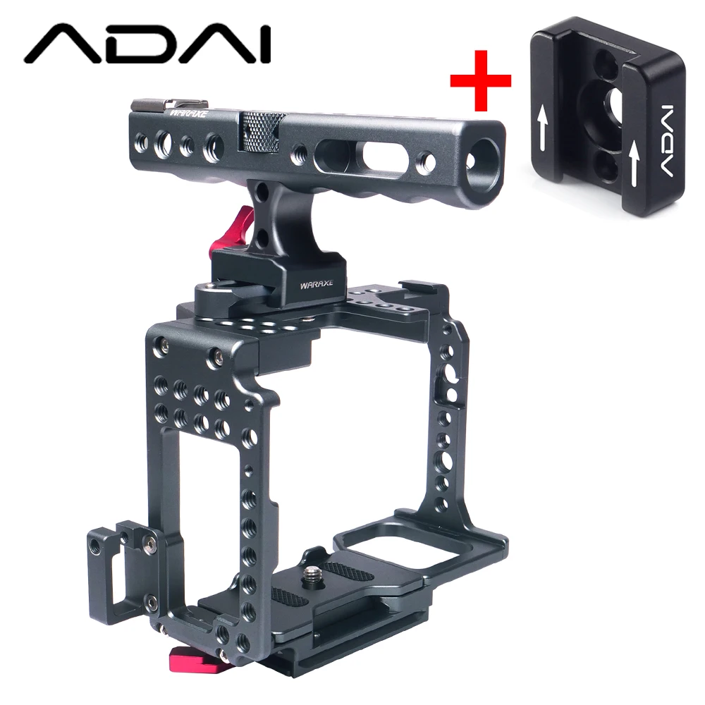 WARAXE A7R2 A72 A7MII реечная оснастка корзины буровые установки из sony A7RII/A7II Камера с